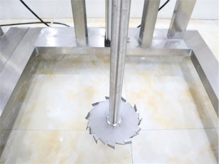 7.5kw Stainless Steel 316L Movable Electric Lifting Homogenizer with Disperser for BB Cream